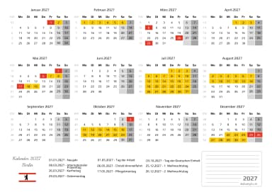 kalender 2027 mit schulferien