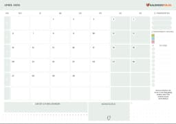 Wochenkalender april 2026