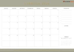 kalender februar 2026 mit Prioritäten